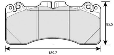 PREMIUM BRAKE PAD SET (4)