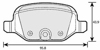 PREMIUM BRAKE PAD SET (4)