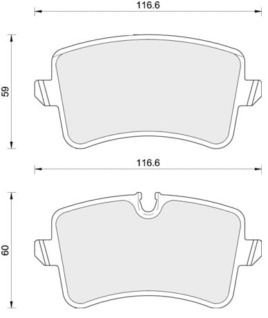 FERODO BRAKE PAD SET (4)