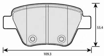 PREMIUM BRAKE PAD SET (4)