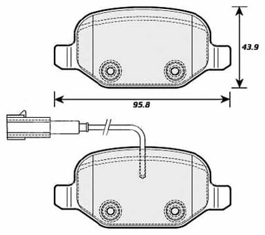 FERODO BRAKE PAD SET (4)
