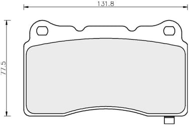 FERODO BRAKE PAD SET (4)