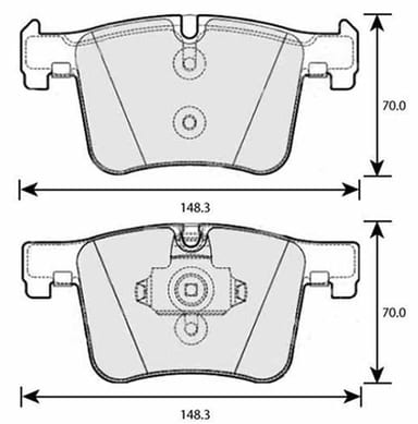 PREMIUM BRAKE PAD SET (4)