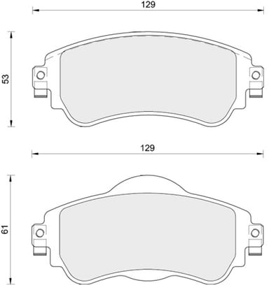 PREMIUM BRAKE PAD SET (4)