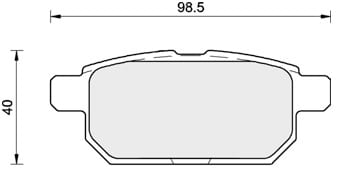 PREMIUM BRAKE PAD SET (4)