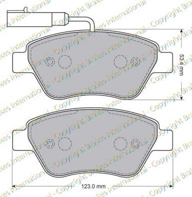 PREMIUM BRAKE PAD SET (4)