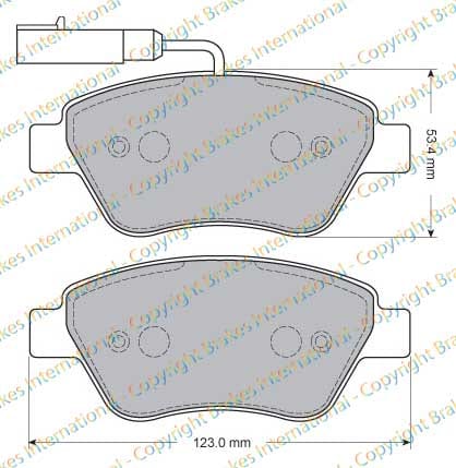 PREMIUM BRAKE PAD SET (4)