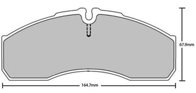 PREMIUM BRAKE PAD SET (4)