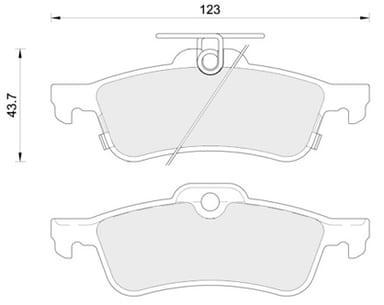 PREMIUM BRAKE PAD SET (4)