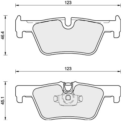 FERODO BRAKE PAD SET (4)