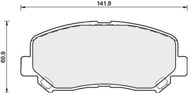 PREMIUM BRAKE PAD SET (4)