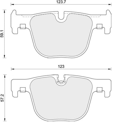 FERODO BRAKE PAD SET (4)
