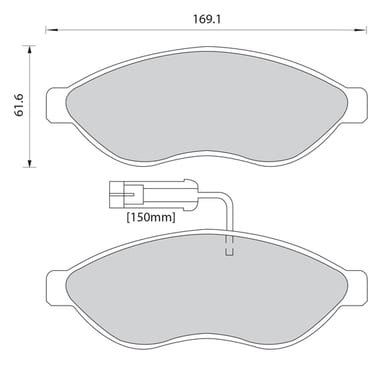 PREMIUM BRAKE PAD SET (4)