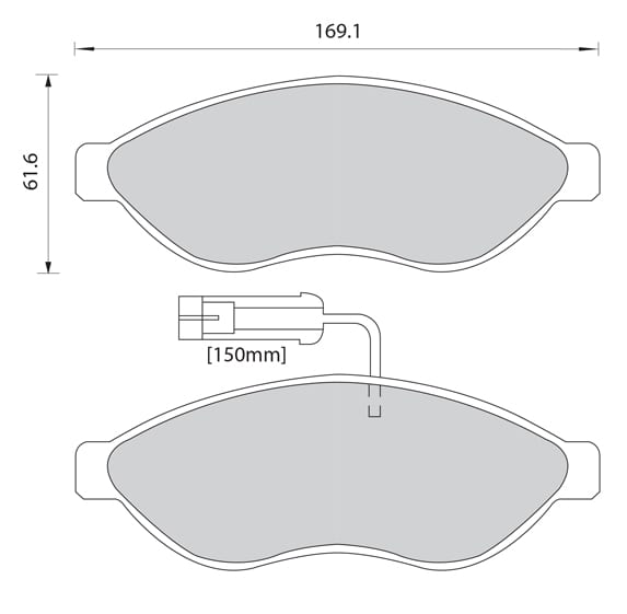 PREMIUM BRAKE PAD SET (4)