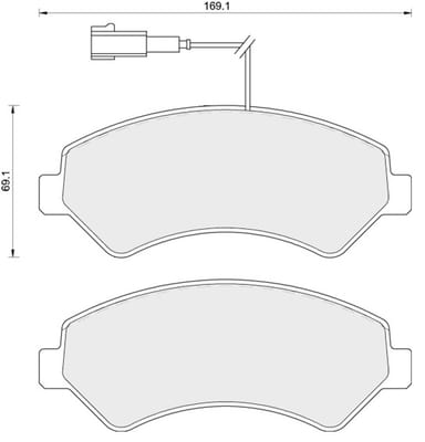 PREMIUM BRAKE PAD SET (4)