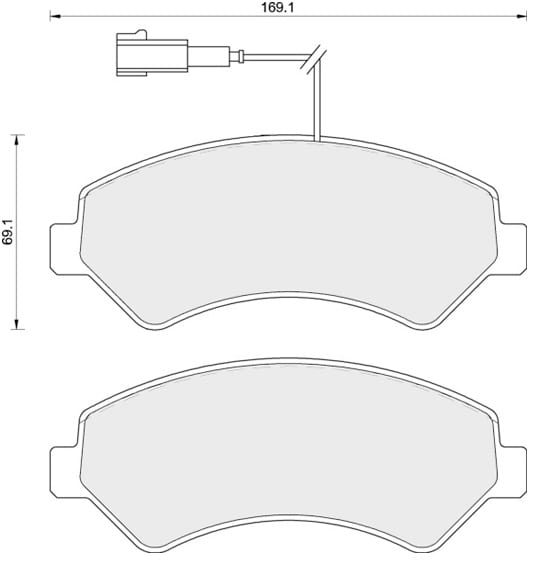 PREMIUM BRAKE PAD SET (4)