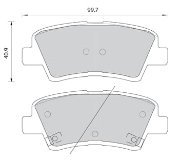 PREMIUM BRAKE PAD SET (4)