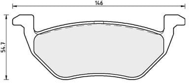PREMIUM BRAKE PAD SET (4)
