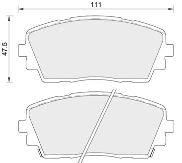 PREMIUM BRAKE PAD SET (4)
