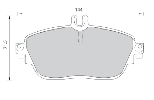 OE GERMAN PADS (SET OF 4)