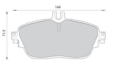 OE GERMAN PADS (SET OF 4)