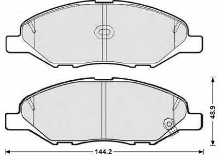PREMIUM BRAKE PAD SET (4)