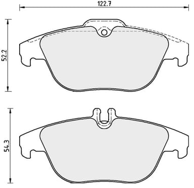 FERODO BRAKE PAD SET (4)