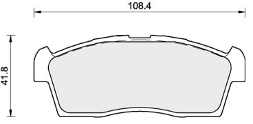 PREMIUM BRAKE PAD SET (4)