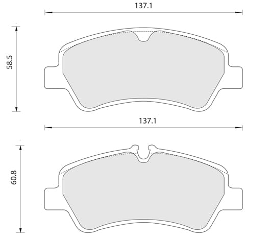 PREMIUM BRAKE PAD SET (4)