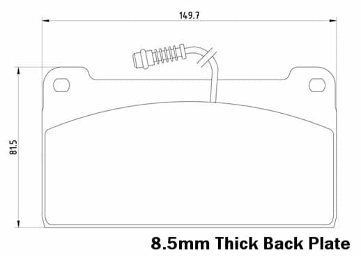 PREMIUM BRAKE PAD SET (4)