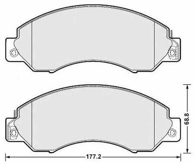 PREMIUM BRAKE PAD SET (4)