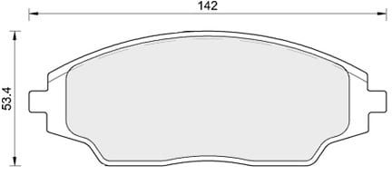 PREMIUM BRAKE PAD SET (4)