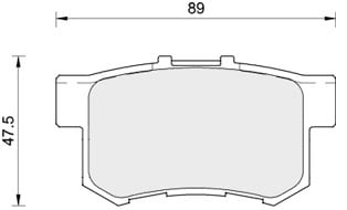 PREMIUM BRAKE PAD SET (4)