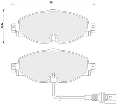 OE GERMAN PADS (SET OF 4)