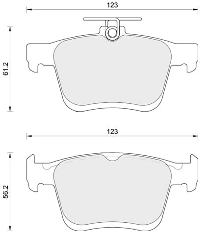 OE GERMAN PADS (SET OF 4)