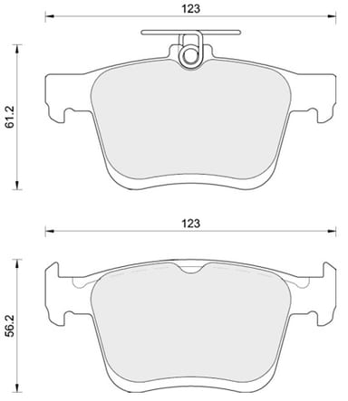OE GERMAN PADS (SET OF 4)