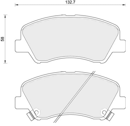 PREMIUM BRAKE PAD SET (4)
