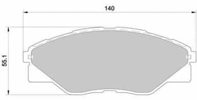 PREMIUM BRAKE PAD SET (4)