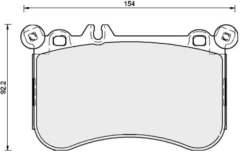 OE GERMAN PADS (SET OF 4)