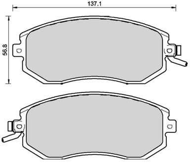 PREMIUM BRAKE PAD SET (4)