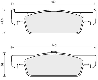 PREMIUM BRAKE PAD SET (4)
