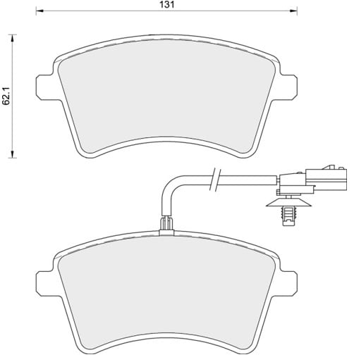 PREMIUM BRAKE PAD SET (4)