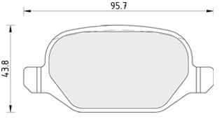 PREMIUM BRAKE PAD SET (4)