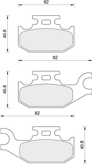 FERODO BRAKE PAD SET (4)