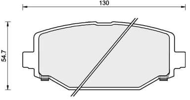 FERODO BRAKE PAD SET (4)