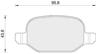 PREMIUM BRAKE PAD SET (4)