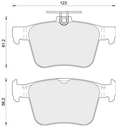 OE GERMAN PADS (SET OF 4)