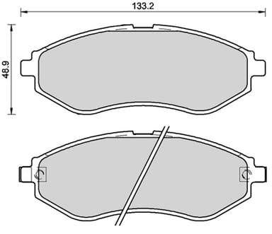 FERODO BRAKE PAD SET (4)