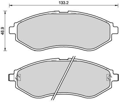 FERODO BRAKE PAD SET (4)