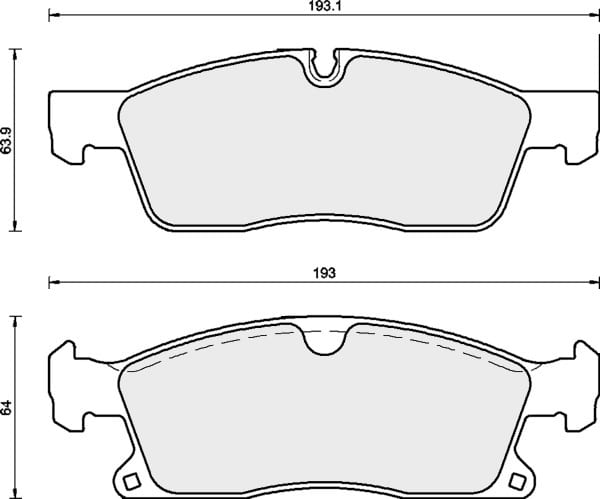 PREMIUM BRAKE PAD SET (4)